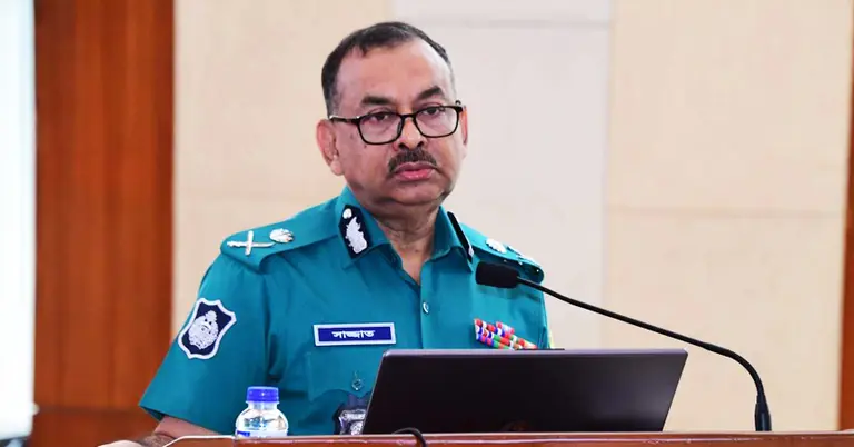বক্তব্য রাখছেন ডিএমপি কমিশনার শেখ মো. সাজ্জাত আলী